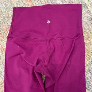 Magenta Lululemon Leggings - size 4